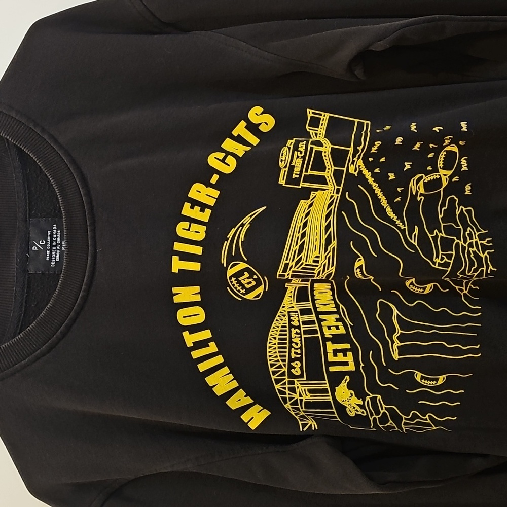 Black Hamilton Tiger-Cats Sweater